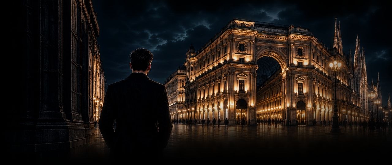 Milan at night